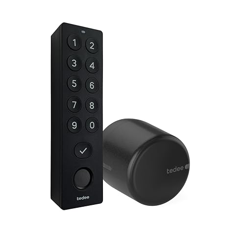 tedee GO 2 Set | smartes Türschloss schwarz | biometrisches Tastenfeld schwarz | Smart-Home-Lösung für iOS, Android | Bluetooth | Motorschloss | PIN + Fingerprint | Keine Installationshardware tedee GO 2 Set | smartes Türschloss schwarz | biometrisches Tastenfeld schwarz | Smart-Home-Lösung für iOS, Android | Bluetooth | Motorschloss | PIN + Fingerprint | Keine Installationshardware von tedee