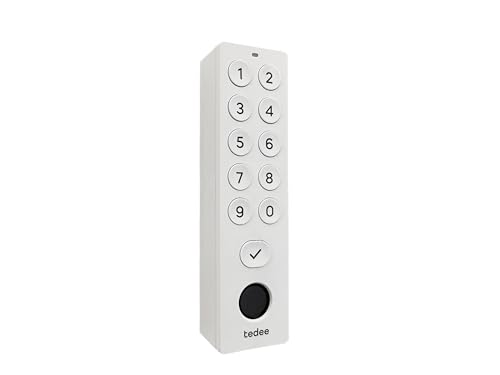 tedee Keypad PRO biometrisches Tastenfeld für smartes Türschloss | Öffnen und Schließen per Fingerabdrucksensor oder PIN-Code | Weiß tedee Keypad PRO biometrisches Tastenfeld für smartes Türschloss | Öffnen und Schließen per Fingerabdrucksensor oder PIN-Code | Weiß von tedee