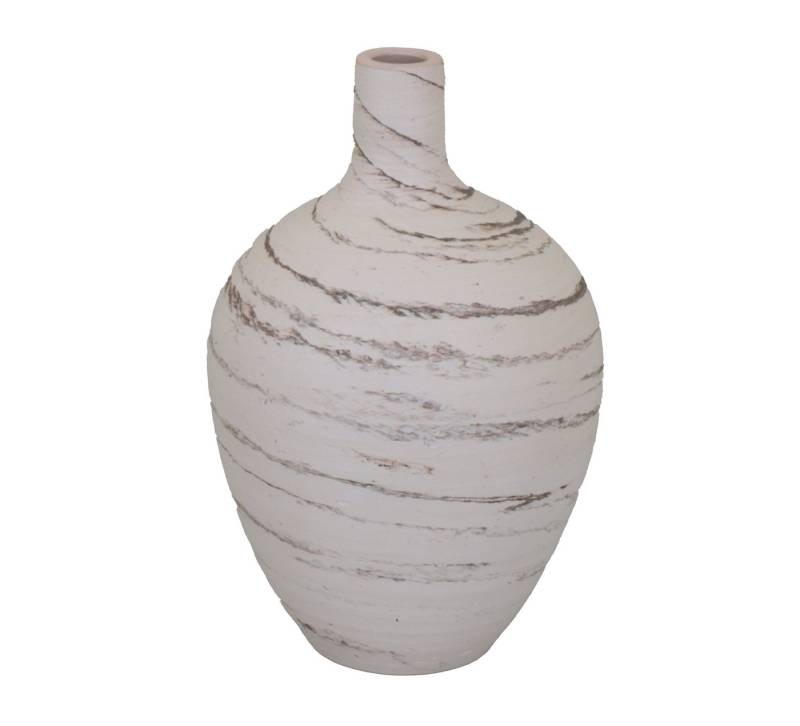 tegawo Dekovase Lava, Flasche Keramik, bauchig, handgemacht von tegawo