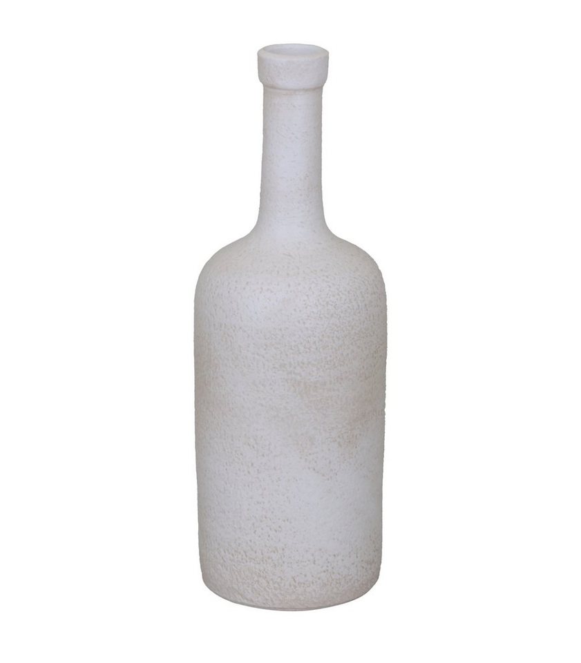 tegawo Dekovase Lava-Conica, Keramik Flasche mit Struktur handgemacht von tegawo