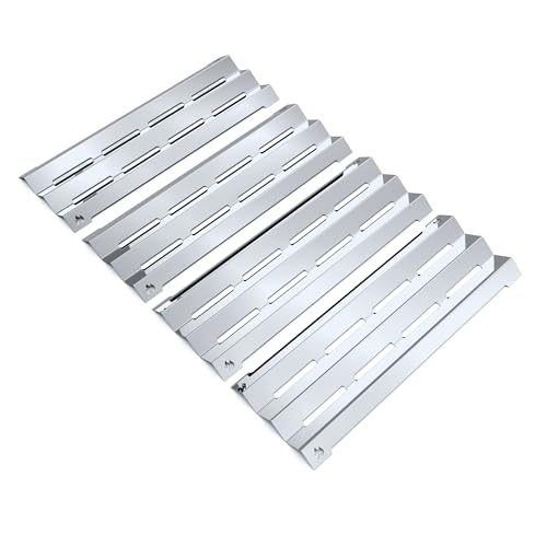 teileplus24 BR07-4-SG Gasgrill Edelstahl Brennerabdeckung kompatibel mit Napoleon LEX485 | LEX605 | LEX730 | Flavorizer Bars | Passgenau | Rostfrei | Brennerschutz von teileplus24
