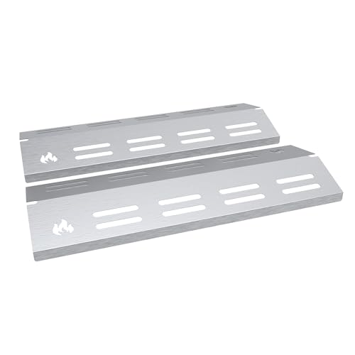 teileplus24 BR13-2-SM Gasgrill Edelstahl Brennerabdeckung kompatibel mit Enders San Diego 2 | Flavorizer Bars | Passgenau | Rostfrei | Brennerschutz von teileplus24