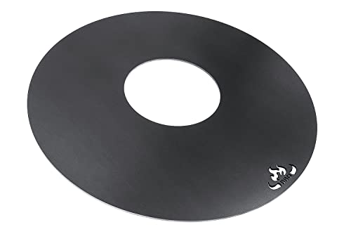 teileplus24 FR01 Grillring | Grillplatte | Feuerplatte | BBQ-Platte | Plancha passend für Weber Kugelgrill, Größe:Ø 58.5cm (60er Kugelgrill) von teileplus24