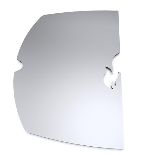 teileplus24 GRE-1-Q3P Grillplatte Plancha aus V2A Edelstahl kompatibel mit Weber Q300 | Q320 | Q3000 | Q3100 | Q3200 | Passgenau | Spülmaschinen geeignet von teileplus24