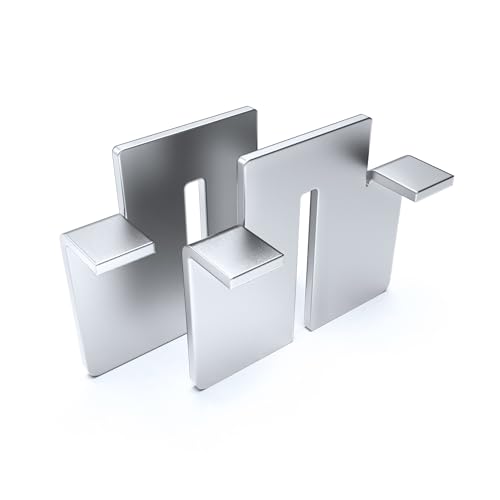 teileplus24 GREA-1 Adapter aus Edelstahl kompatibel mit Weber Q100er Serie | Q200er Serie | für den Gebrauch 2 teiliger Grillroste oder Plancha| Spülmaschinen geeignet von teileplus24