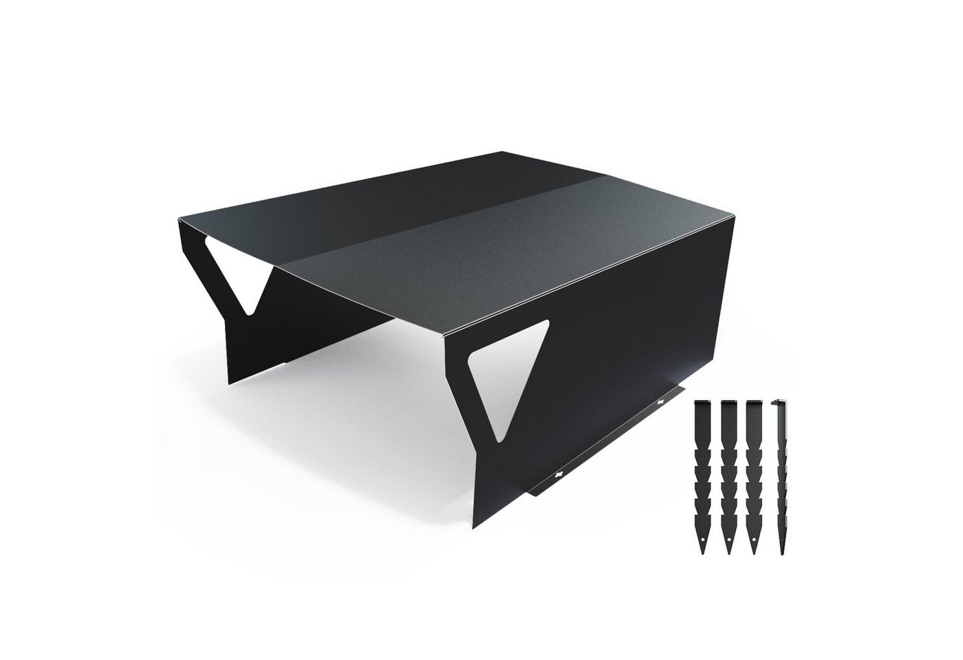 teileplus24 Mähroboter-Garage RG1 Rasenmäher Carport Rasenroboter Überdachung 60x78x33cm Schwarz teileplus24 Mähroboter-Garage RG1 Rasenmäher Carport Rasenroboter Überdachung 60x78x33cm Schwarz von teileplus24