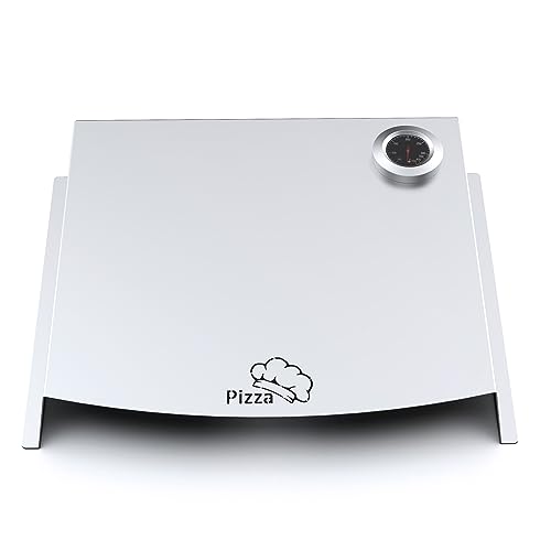 teileplus24 UP10 Pizzaaufsatz Gasgrill | Edelstahl | Thermometer | Pizza-Cover | passend für Napoleon Weber Rösle teileplus24 UP10 Pizzaaufsatz Gasgrill | Edelstahl | Thermometer | Pizza-Cover | passend für Napoleon Weber Rösle von teileplus24