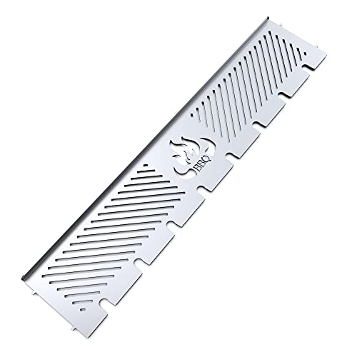 teileplus24 WR03-525-F Multifunktions- Warmhalterost | für Napoleon Gasgrill Rogue | Edelstahl | mit Logo & Drumstick Halterung von teileplus24