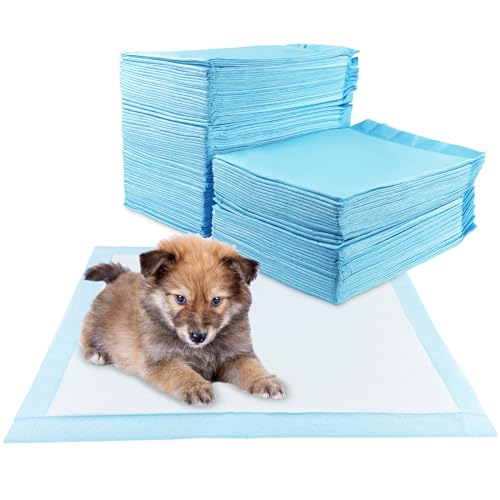 Tekenewbse Inkontinenz Bettunterlage, 100 Stück 60 × 60 cm Inkontinenzunterlage Einweg, Welpen Unterlagen, Pinkelmatte Training Auslaufsicheres 5-Lagiges Design mit Schnell Trocknender Oberfläche von tekenewbse