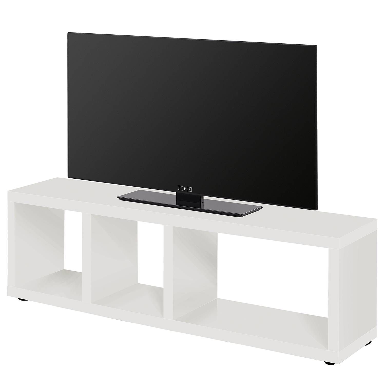 temahome TV-Lowboard Berlin Weiß Wabenplatte 150x45x34 cm (BxHxT) Modern von temahome