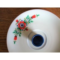 Unikat Tellerleuchter Tulip Blau von tempelschatz