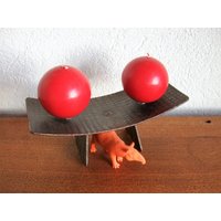 Vintage Kerzenleuchter Brutalist von tempelschatz