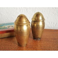 Vintage Salz Und Pfeffer Streuer Messing Vintage Salz Und Pfeffer Streuer Messing von tempelschatz