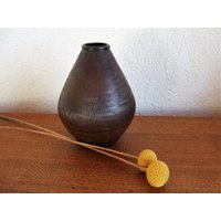 Vintage Vase Ritzkeramik Studiokeramik von tempelschatz