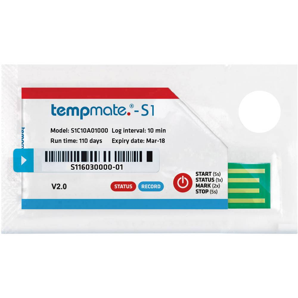 Tempmate S1 C10 A01000 S1 C10 A01000 Messgeräte Umwelt Messgeräte Datenlogger B-Ware Tempmate S1 C10 A01000 S1 C10 A01000 Messgeräte Umwelt Messgeräte Datenlogger B-Ware von tempmate
