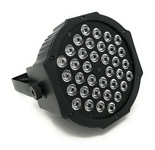RGB Flutlicht, 36 Farben LED Stroboskoplicht, Nachtclubeffekt, Soundsensor von tempo di saldi