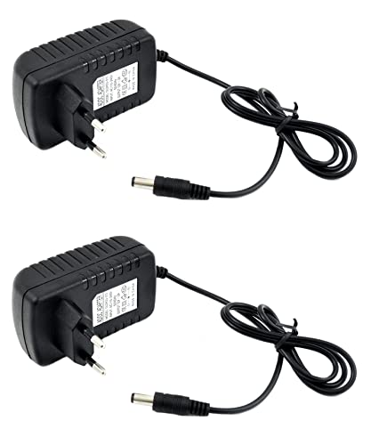 TEMPO DI SALDI 2 x Universal-Transformator 2 Ampere 12 Volt mit Pin-Anschluss 2,1 bis 5,5 mm von tempo di saldi