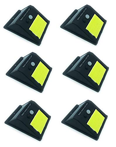 TEMPO DI SALDI Sechs Solar-Außenstrahler mit 48 LEDs und Dämmerungssensor von tempo di saldi