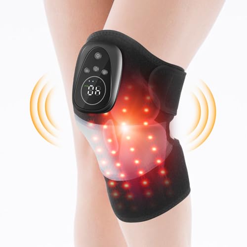 tempsnug Rotlichttherapie-Kniemassagegerät mit Wärme, schnurloses 3-in-1-Knie-, Schulter-, Ellenbogen-Massage-Wickeltuch, wiederaufladbar für Schmerzlinderung und Muskelentspannung tempsnug Rotlichttherapie-Kniemassagegerät mit Wärme, schnurloses 3-in-1-Knie-, Schulter-, Ellenbogen-Massage-Wickeltuch, wiederaufladbar für Schmerzlinderung und Muskelentspannung von tempsnug
