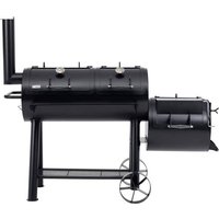 Tepro Garten Indianapolis Holzkohle Smoker Thermometer im Deckel Schwarz von tepro Garten