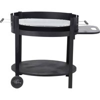 Tepro Garten Calypso Kohle Grill mit Windschutz Schwarz von tepro Garten