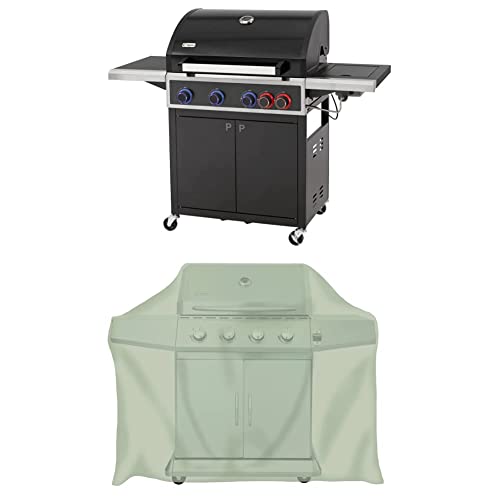 Bundle aus tepro Gasgrill Keansburg 4 und Abdeckhaube von tepro