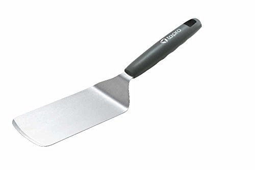 tepro Plancha-Wender aus Edelstahl – ca. 37,5 cm – mit abgeflachter Kante & ergonomischem Griff – ideal für Grillplatten, Plancha-Grills & Küche von tepro