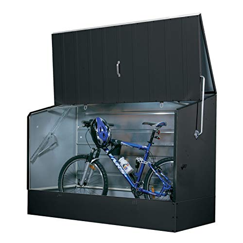 Tepro Trimetals Metallgerätehaus Fahrradbox für bis zu 3 Fahrrädern, anthrazit von tepro