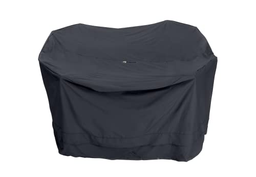 tepro Abdeckhaube Universal für Sitzgruppe rund klein, schwarz (200 x 200 x 95 cm) von tepro