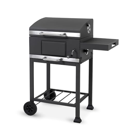 tepro Holzkohlegrill (Grillwagen) Toronto Basic, Grillfläche: ca. 52 x 36 cm, BBQ mit Deckel, Maße ca. 89,5 x 60,5 x 103,3 cm von tepro