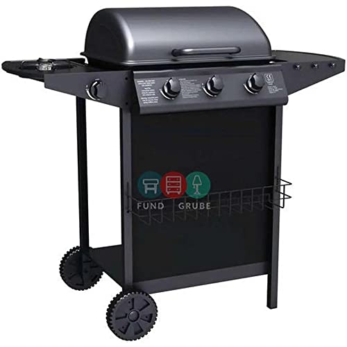 tepro Gasgrill Hampton, Gesamtleistung max. 11 kW, Grillfläche: ca. 50 x 37 cmSchwarz von tepro