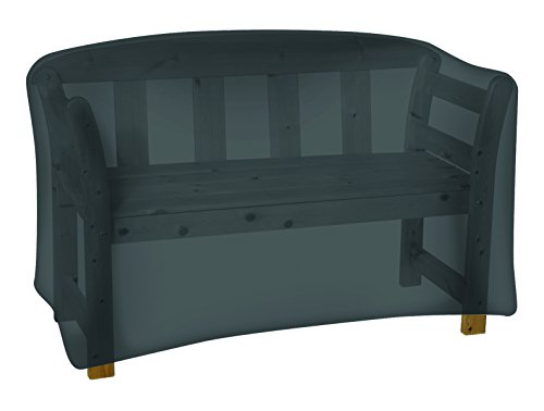 tepro Abdeckhaube Universal für 2-Sitzer Gartenbank, schwarz (80 x 130 x 80 cm) von tepro