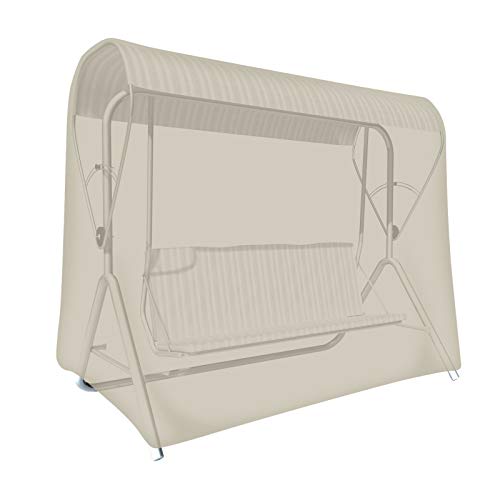 tepro Abdeckhaube Universal für Garten-/Hollywoodschaukel, beige (150 x 220 x 145 cm) von tepro