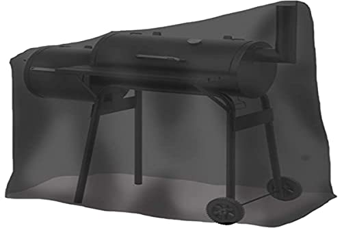 tepro Abdeckhaube Universal für Smoker klein, schwarz (66,4 x 114 x 109,2 cm) von tepro