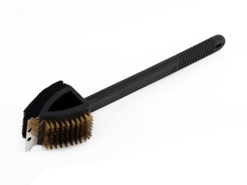 tepro Grillzubehör 3-in-1 Grillreinigungsbürste lang zum Reinigen von Grillrosten, Schwarz tepro Grillzubehör 3-in-1 Grillreinigungsbürste lang zum Reinigen von Grillrosten, Schwarz von tepro