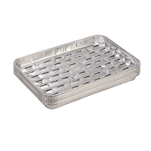 tepro Grillzubehör Aluminium-Grillschalen 10er-Set silber von tepro