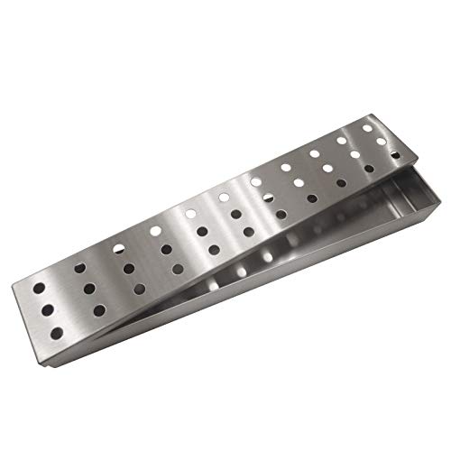 tepro Edelstahl-Aromabox mit Deckel, für Holzkohle- und Gasgrills, ideal für Grillchips & Grillpellets, Aromabox zum Platzieren auf dem Grillrost, verleiht aromatischen Rauchgeschmack tepro Edelstahl-Aromabox mit Deckel, für Holzkohle- und Gasgrills, ideal für Grillchips & Grillpellets, Aromabox zum Platzieren auf dem Grillrost, verleiht aromatischen Rauchgeschmack von tepro