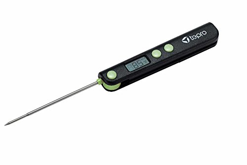 tepro Digitales faltbares Taschenthermometer, Kerntemperaturmesser, -10 bis 140°C, beleuchtetes Display, klappbar, umschaltbar °C/°F, Grill- und Küchenthermometer, kompakt und mobil tepro Digitales faltbares Taschenthermometer, Kerntemperaturmesser, -10 bis 140°C, beleuchtetes Display, klappbar, umschaltbar °C/°F, Grill- und Küchenthermometer, kompakt und mobil von tepro