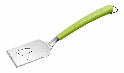 tepro Grillwender „Fun“ aus Edelstahl – mit Schneidevorrichtung, rutschfestem Griff & 44,5 cm Länge – Grillbesteck zum Wenden & Portionieren für Holzkohle-, Gas- & Elektrogrills von tepro