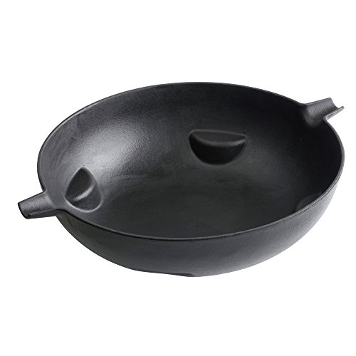 tepro Guss-Wok-Einleger aus Gusseisen für das Rost-in-Rost-System, Maße ca. 35,3 cm Ø von tepro