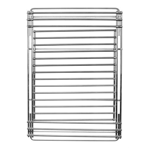 tepro Grillzubehör Hauptrost 28 x 39 cm für Rost-in-Rost-System - eckig, verstellbare Grillrosttiefe, ca. 39 - 50 cm Chrome von tepro