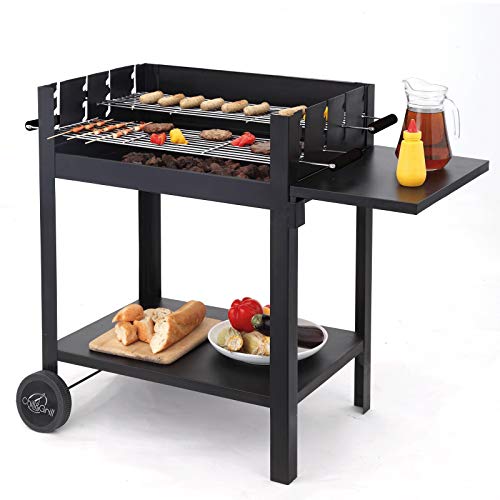 tepro Holzkohlegrill Chill&Grill Holzkohlengrill Lambada, Grillfläche: ca. 68 x 44 cm Schwarz von tepro