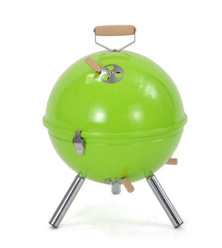 tepro Holzkohlegrill Mini-Kugelgrill Crystal apfelgrün, Grillfläche: ca. 29,5 cmØ von tepro