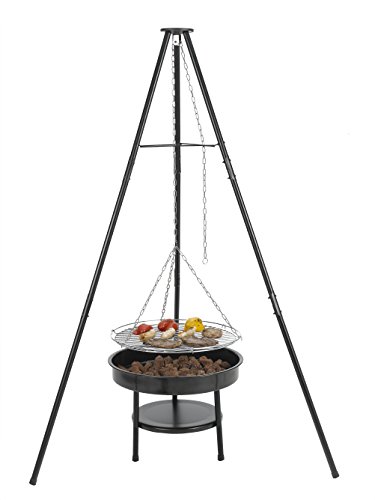 tepro Holzkohlegrill Schwenkgrill Cary, Grillfläche: ca. 46,5 cm Ø von tepro