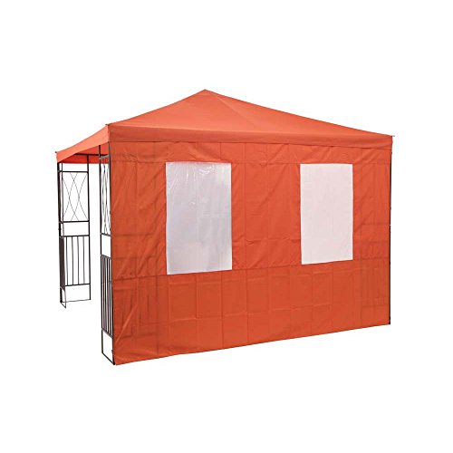 tepro Seitenteilset für Pavillon Kaemi Terracotta ohne Pavillongestell von tepro