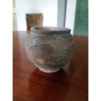 Metall Souvenir Schüssel Mit Dem Delphin Fresko Von Knossos Crete von teresaromanoemporium