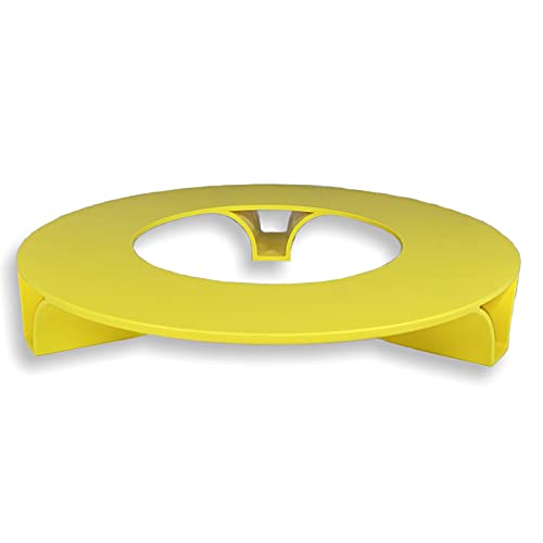 terraced® - Blumentopf Untersetzer - Rund - 27cm Durchmesser – Untersetzer Blumentopf – Recycling Material - Made in Germany (Gelb) von terraced