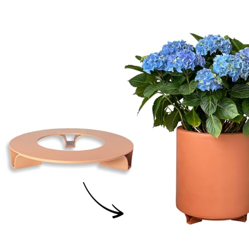 terraced® – Untersetzer Blumentopf – Recycling Material - Made in Germany (Terrakotta) von terraced