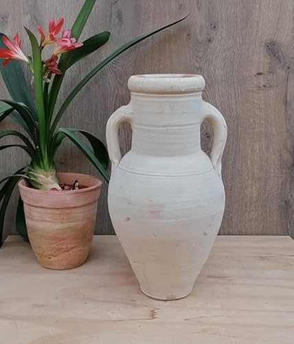 Rustikal handgetöpferte Amphore ca. 40 cm aus Terracotta Terrakotta Vase Krug von terracotta-toepfe-de