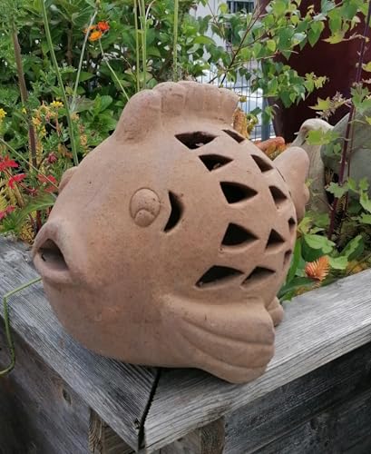 B-Ware !! Schöner Deko Fisch ca. 33 cm lang aus Black Terracotta m. kleinen Fehlern Wasserspeier Garten Figur Tier Teich Wasser Springbrunnen B-Ware !! Schöner Deko Fisch ca. 33 cm lang aus Black Terracotta m. kleinen Fehlern Wasserspeier Garten Figur Tier Teich Wasser Springbrunnen von terracotta-toepfe-de